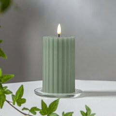 LED Pillar Candle Flamme Stripe 061-68 цена и информация | Подсвечники, свечи | pigu.lt