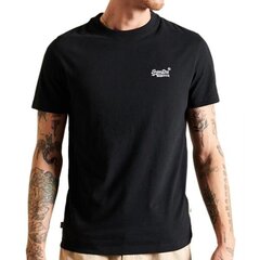 Vintage logo emb tee superdry for men's black m1011245a33b M1011245A33B цена и информация | Мужские футболки | pigu.lt