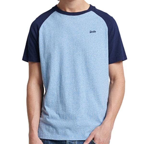 Marškinėliai vyrams Superdy, mėlyni цена и информация | Vyriški marškinėliai | pigu.lt