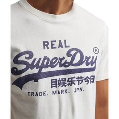 Vintage vl tee superdry for men's white m1011472a39e M1011472A39E цена и информация | Мужские футболки | pigu.lt