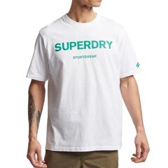 Code core sport tee superdry for men's white m1011656a01c M1011656A01C цена и информация | Мужские футболки | pigu.lt