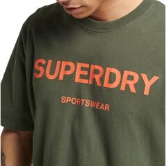 Code core sport tee superdry for men's green m1011656agul M1011656AGUL цена и информация | Мужские футболки | pigu.lt