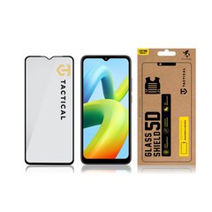 Tactical Glass Shield 5D for Xiaomi Redmi A1 2022 Black цена и информация | Защитные пленки для телефонов | pigu.lt