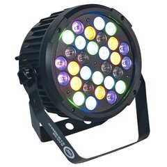 Scenos prožektorius Light4Me Black Par 30x3W RGBA-UV LED kaina ir informacija | Dekoracijos šventėms | pigu.lt