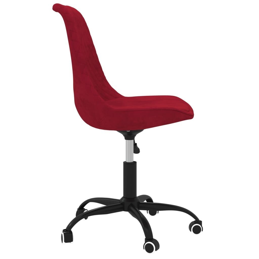 Pasukamos valgomojo kėdės vidaXL, 2 vnt., raudonos kaina ir informacija | Virtuvės ir valgomojo kėdės | pigu.lt