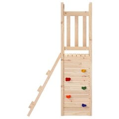 Žaidimų bokštas su kopėčiomis ir sienele vidaXL, 53x46,5x169 cm kaina ir informacija | Vaikų žaidimų nameliai | pigu.lt