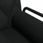 Sofa-lova su porankiais vidaXL, juoda цена и информация | Sofos | pigu.lt