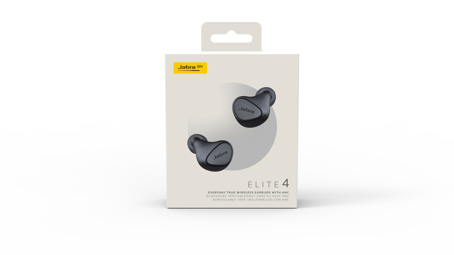 Jabra Elite 4 Dark Grey 100-99183000-99 kaina ir informacija | Ausinės | pigu.lt