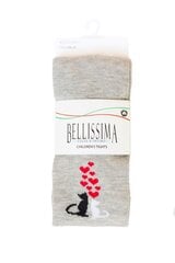 Pėdkelnės vaikams Bellissima B418, pilkos цена и информация | Носки, колготки для девочек | pigu.lt