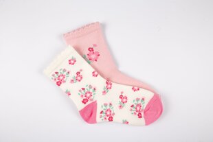 Kojinės mergaitėms Bellissima B503, rožinės, 2 poros цена и информация | Носки, колготки для девочек | pigu.lt