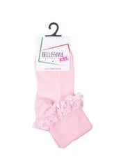 Kojinės mergaitėms su nėriniais Bellissima B511, rožinės kaina ir informacija | Kojinės, pėdkelnės mergaitėms | pigu.lt