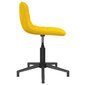 Pasukamos valgomojo kėdės vidaXL, 2 vnt., geltonos kaina ir informacija | Virtuvės ir valgomojo kėdės | pigu.lt