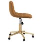 Pasukamos valgomojo kėdės vidaXL, 2 vnt., rudos kaina ir informacija | Virtuvės ir valgomojo kėdės | pigu.lt