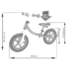 Balansinis dviratukas Baby Mix WB08, rožinis kaina ir informacija | Balansiniai dviratukai | pigu.lt