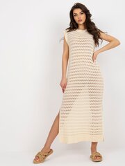 Suknelė moterims Badu 660593, smėlio spalvos kaina ir informacija | Suknelės | pigu.lt