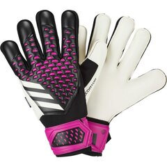 Vartininko pirštinės Adidas Predator Match Fingersave HN3340, juodos/rožinės kaina ir informacija | Vartininko pirštinės | pigu.lt