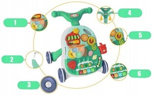 Интерактивная толкалка, ходунки и игровой мнгофунцинальный стол цена и информация | Игрушки для малышей | pigu.lt