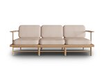 Lauko sofa Calme Jardin Belize, ruda