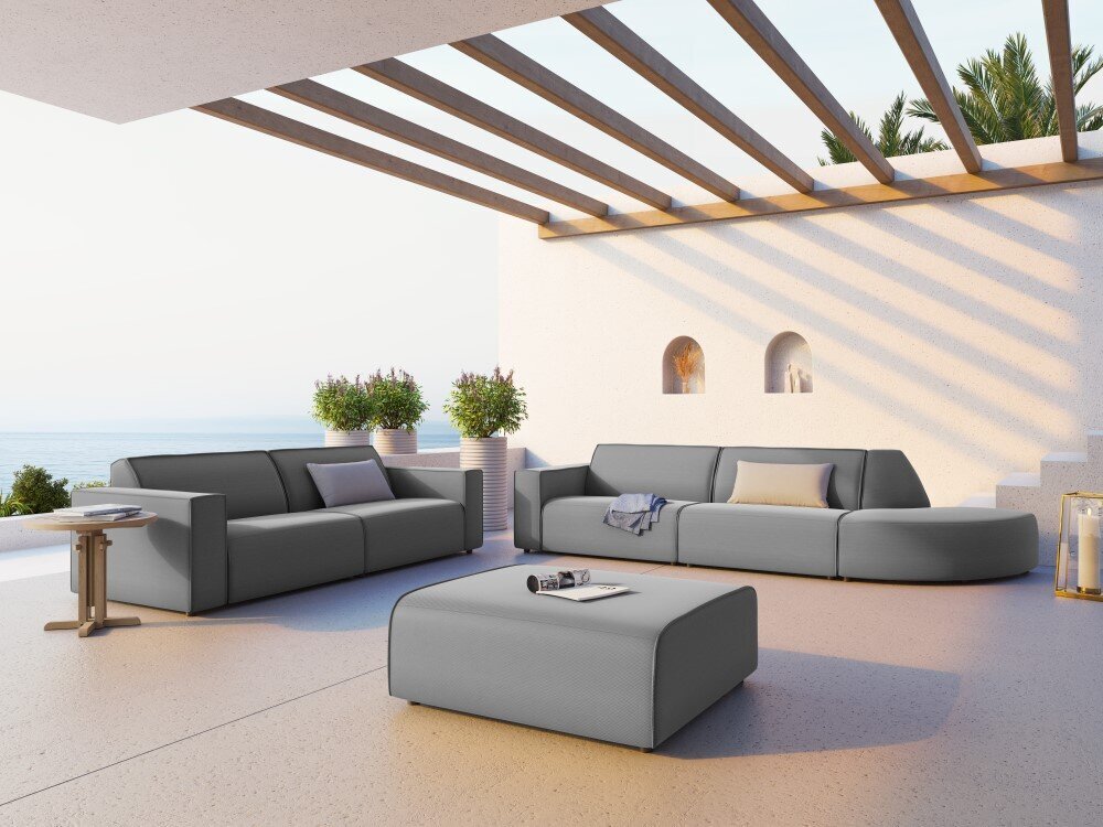 Lauko sofa Calme Jardin Maui, pilka kaina ir informacija | Lauko kėdės, foteliai, pufai | pigu.lt