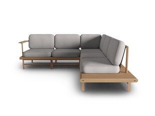 Kampinė lauko sofa Calme Jardin Belize, pilka kaina ir informacija | Lauko kėdės, foteliai, pufai | pigu.lt