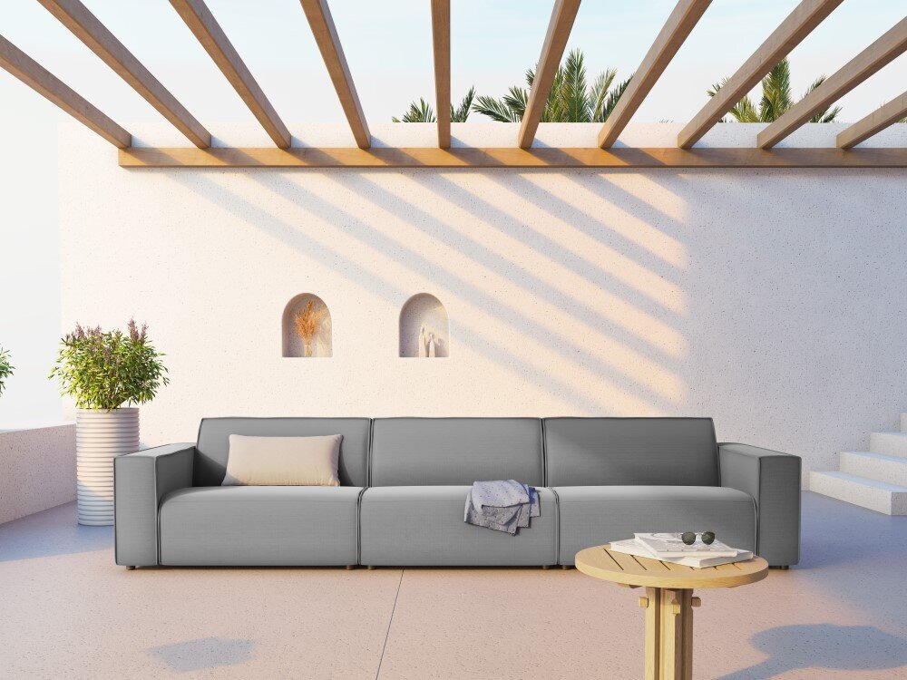 Lauko sofa Calme Jardin Maui, pilka kaina ir informacija | Lauko kėdės, foteliai, pufai | pigu.lt