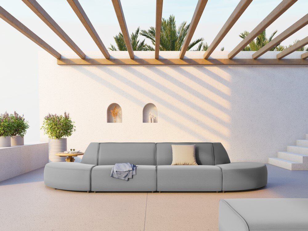 Lauko sofa Calme Jardin Maui, pilka kaina ir informacija | Lauko kėdės, foteliai, pufai | pigu.lt