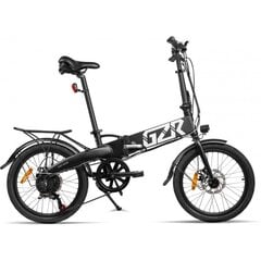 Elektrinis dviratis GZR Pedelec Plus 20”, juodas kaina ir informacija | Elektriniai dviračiai | pigu.lt