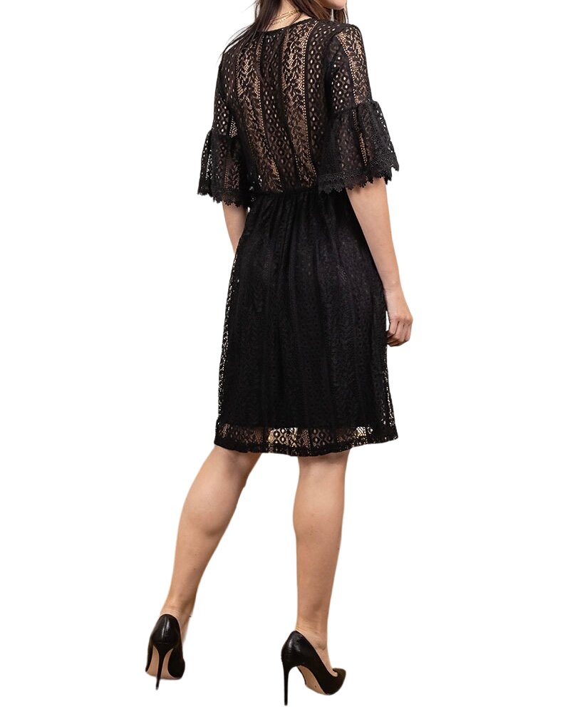 Suknelė moterims  J&F Fashion, juoda цена и информация | Suknelės | pigu.lt
