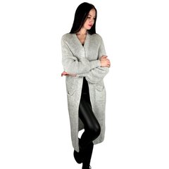 Kardiganas moterims Moda Italia, pilkas kaina ir informacija | Megztiniai moterims | pigu.lt