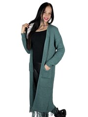 Kardiganas moterims Zafa, žalias kaina ir informacija | Megztiniai moterims | pigu.lt