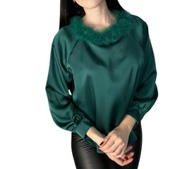 Блузка женская New Sunshine, зеленая цена и информация | Женские блузки, рубашки | pigu.lt