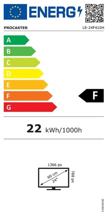 ProCaster LE-24F410H kaina ir informacija | Televizoriai | pigu.lt