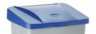 Šiukšlių konteineris su pedalu Denox, 80 l, mėlynas цена и информация | Уличные контейнеры, контейнеры для компоста | pigu.lt