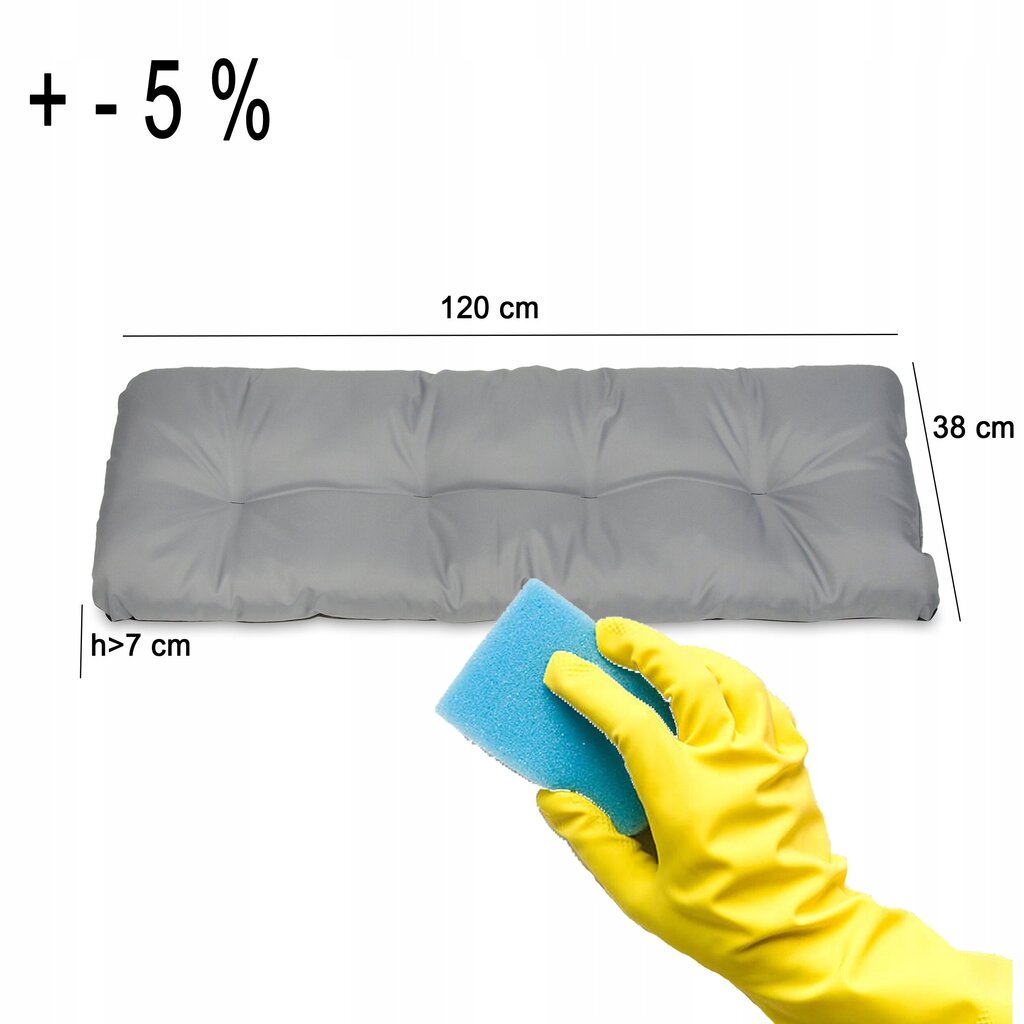 4-ių suoliuko pagalvėlių komplektas SuperKissen24, mėlynas kaina ir informacija | Pagalvės, užvalkalai, apsaugos | pigu.lt
