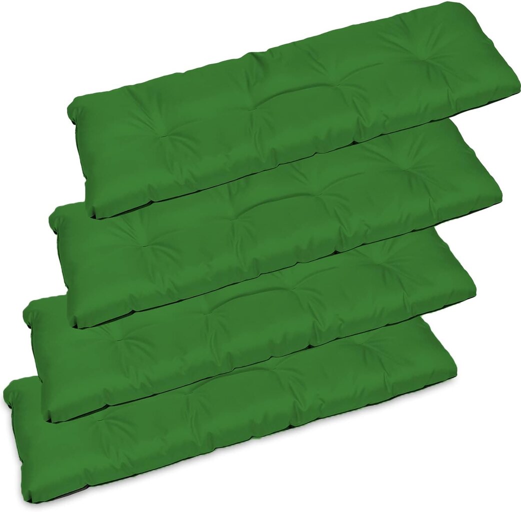 4-ių suoliuko pagalvėlių komplektas SuperKissen24, žalias цена и информация | Pagalvės, užvalkalai, apsaugos | pigu.lt