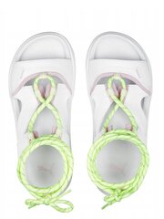 Женские босоножки Puma Mayze Sandal Laces Pop White, 234237125 цена и информация | Женские босоножки | pigu.lt