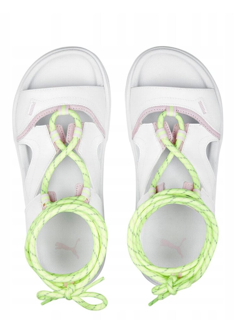 Basutės moterims Puma Mayze Sandal Laces Pop White 234237125 kaina ir informacija | Basutės moterims | pigu.lt