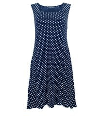 Texpak женское платье 023011*01, тёмно-синий /белый 7332602414347 цена и информация | Платья | pigu.lt