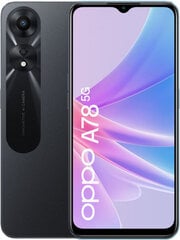 Oppo A78 5G 8/128 GB Black kaina ir informacija | Mobilieji telefonai | pigu.lt