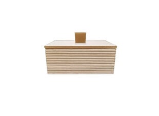 4living medinė dėžutė, 17x12x8cm цена и информация | Тумба с ящиками Versa | pigu.lt