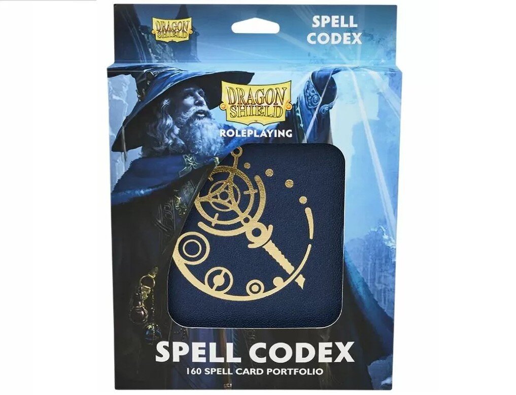 Vaidmenų žaidimo knygas Dragon Shield RPG Spell Codex Portfolio Midnight Blue цена и информация | Stalo žaidimai, galvosūkiai | pigu.lt