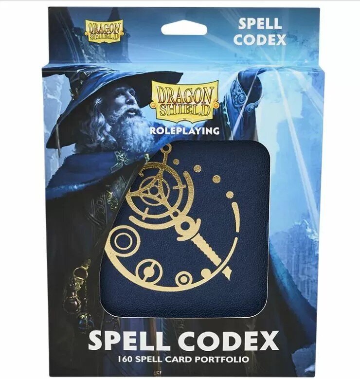 Vaidmenų žaidimo knygas Dragon Shield RPG Spell Codex Portfolio Midnight Blue цена и информация | Stalo žaidimai, galvosūkiai | pigu.lt