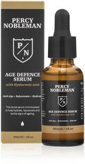 Atkuriamasis veido serumas su hialurono rūgštimi Percy Nobleman Age Defence Serum, 30 ml kaina ir informacija | Veido aliejai, serumai | pigu.lt