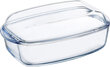 Pyrex Classic kepimo indas su dangčiu, 38 x 22 x 11 cm, 3 vnt kaina ir informacija | Kepimo indai, popierius, formos | pigu.lt