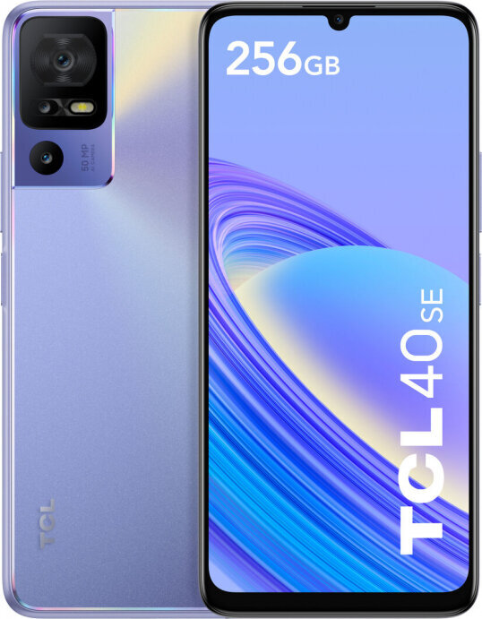 TCL 40 SE, 256GB, Dual SIM, Twilinght Purple kaina ir informacija | Mobilieji telefonai | pigu.lt