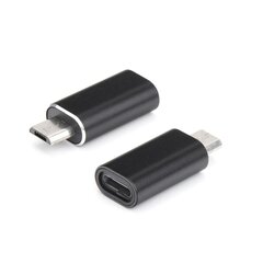 Адаптер/зарядное устройство для iPhone Lightning 8-pin/Micro USB черный цена и информация | Адаптеры, USB-разветвители | pigu.lt