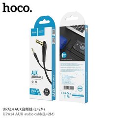 Hoco аудио кабель AUX Jack 3,5mm UPA14 2 метров, черный цена и информация | Кабели для телефонов | pigu.lt