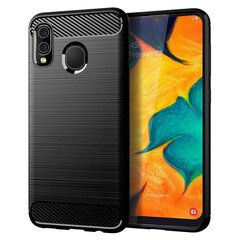 Carbon Case для Samsung Galaxy A6 ( A6 2018 ) черный цена и информация | Чехлы для телефонов | pigu.lt