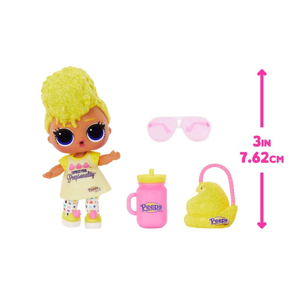 Lėlė siurprizas L.O.L. Surprise! Mini Sweets Peeps Tough Chick цена и информация | Žaislai mergaitėms | pigu.lt