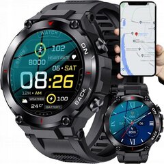 BlueQ K37 Black цена и информация | Смарт-часы (smartwatch) | pigu.lt